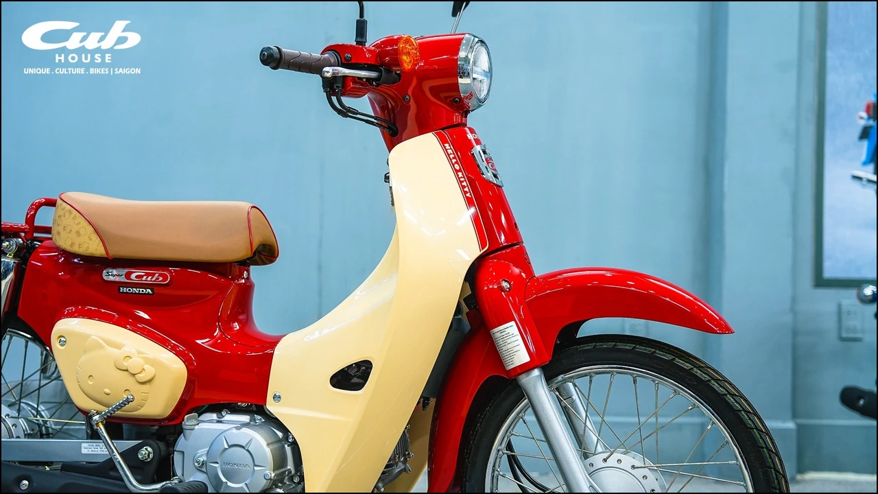Honda Super Cub 50cc Hello Kitty – Biểu tượng dễ thương giới hạn đã có mặt tại Việt Nam