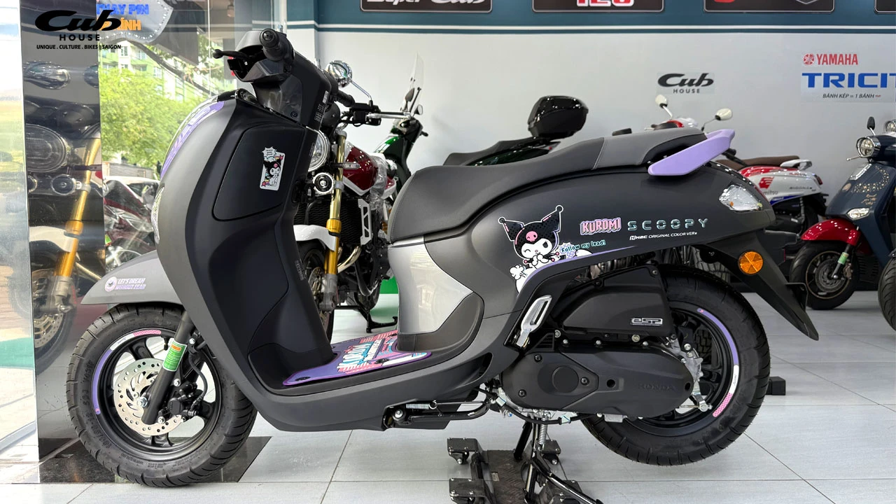 Honda Scoopy 110 Kuromi số 1999/2000: Giá trị sưu tầm đích thực 2 Honda Scoopy 110 Kuromi số 1999/2000: Giá trị sưu tầm đích thực