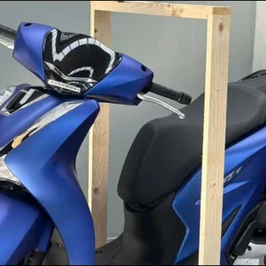 Honda SH Ý 150i màu xanh dương nhám Matt Pearl Pacific Blue