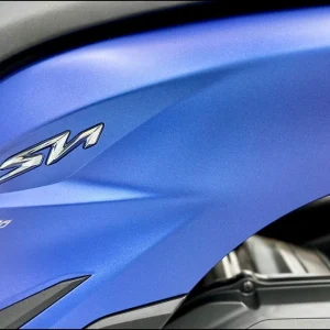 Honda SH Ý 150i màu xanh dương nhám Matt Pearl Pacific Blue