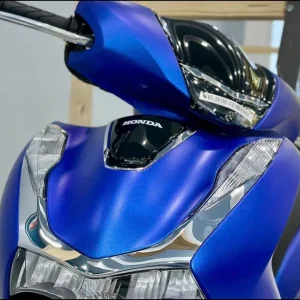 Honda SH Ý 150i màu xanh dương nhám Matt Pearl Pacific Blue