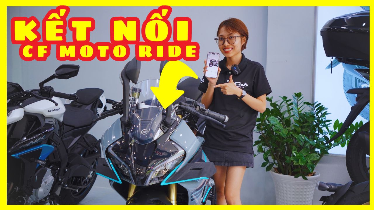 Cách kết nối CFMOTO Rider trên CFMOTO 450SR S