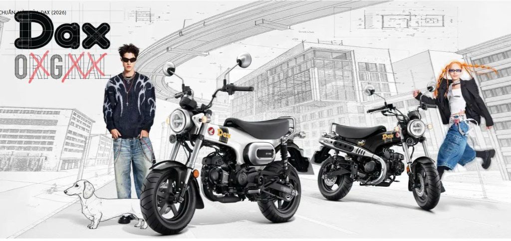 Honda Dax ST125 phiên bản màu mới OG White & OG Black 6 Dax ST125 OG White OG Black