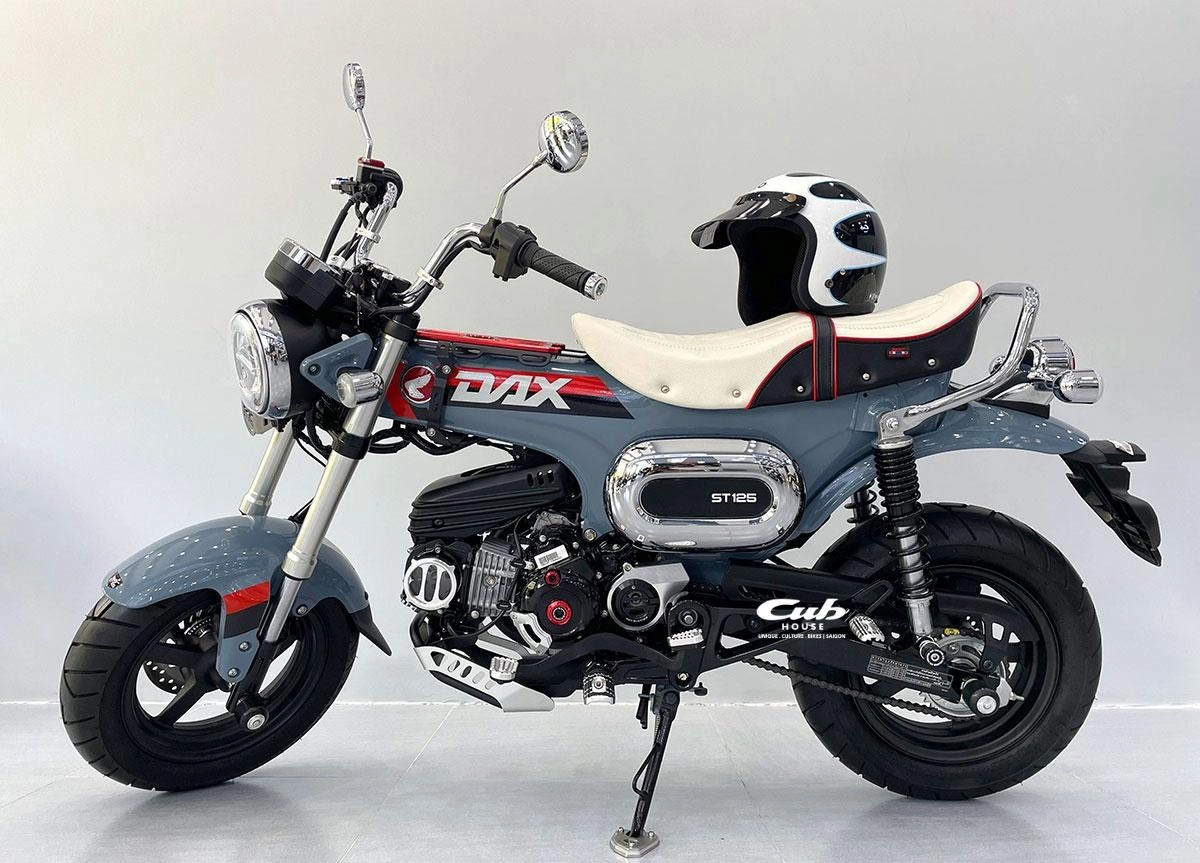 Dax ST125 Trail Sport màu xanh Lên Full Đồ Chơi Phụ Kiện Siêu Độc Đáo Cá Tính