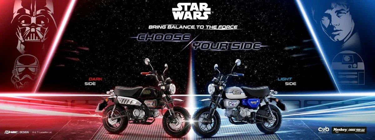 Honda Monkey Star Wars Limited Edition 088/150: Dark Side và Light Side – Cặp đôi đối đầu