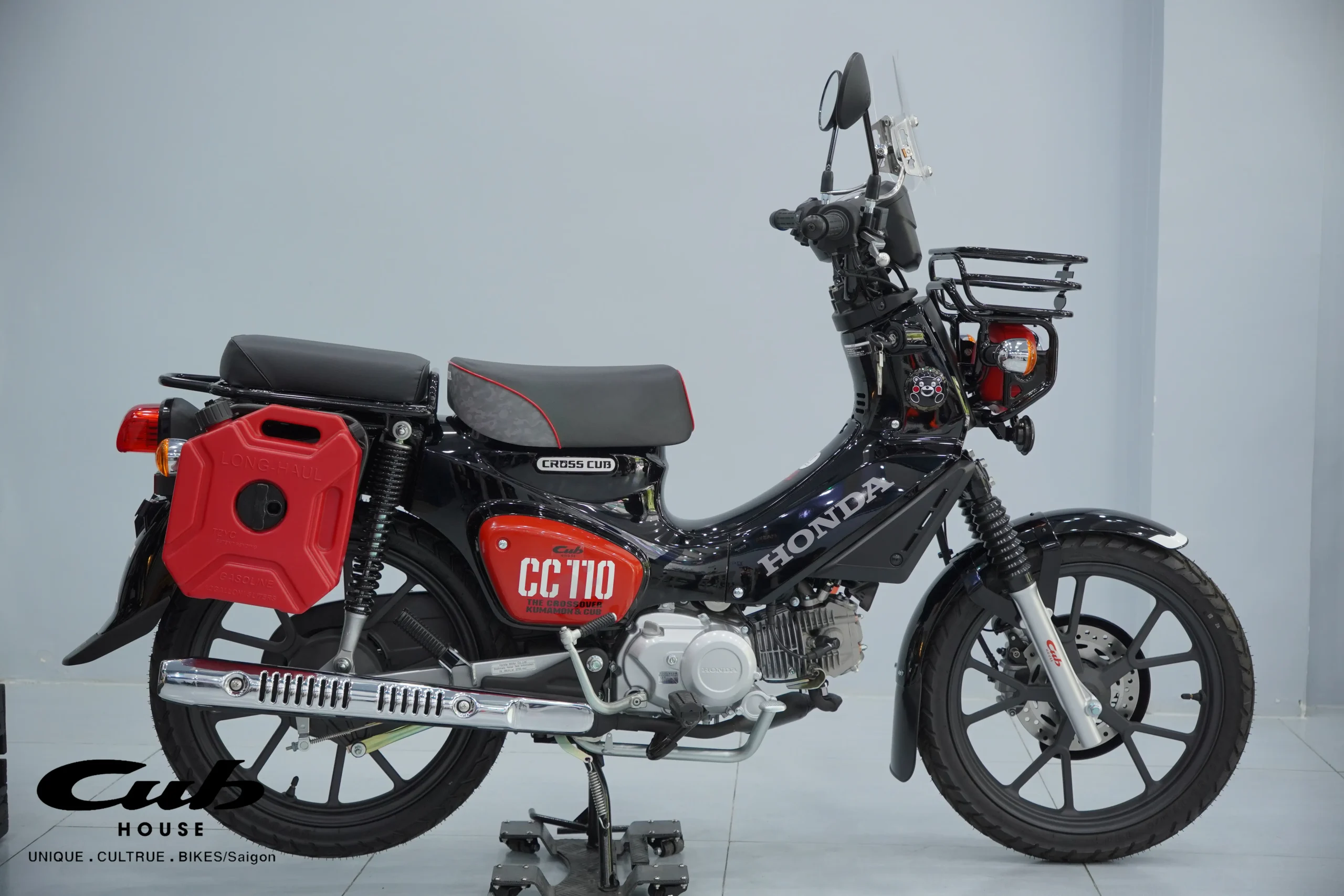 Lịch sử các đời xe Honda Super Cub 1 Honda Cross Cub 110 Kumamon độ hoàn hảo – Gắn phụ kiện siêu đẹp