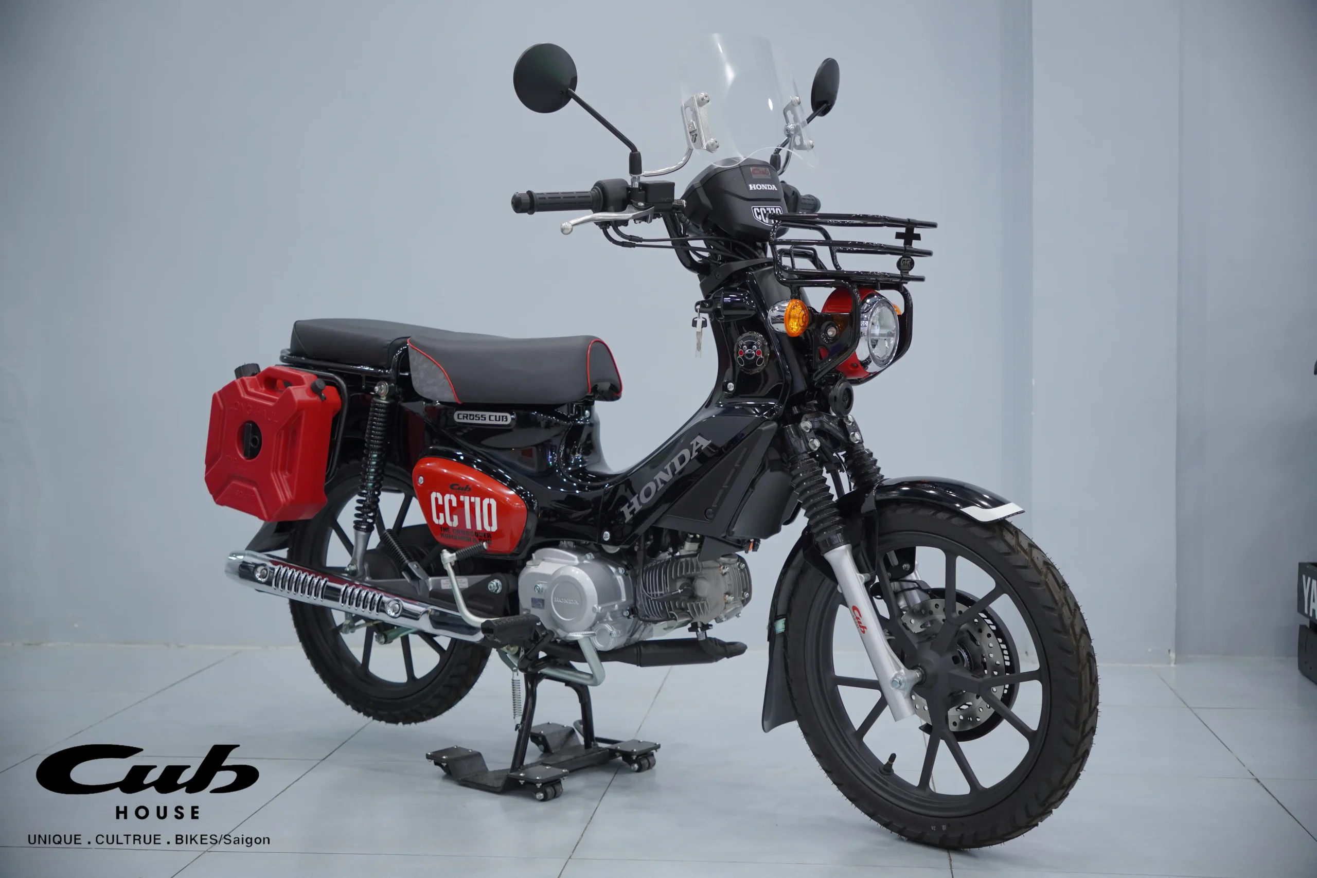 Honda Cross Cub 110 Kumamon độ hoàn hảo – Gắn phụ kiện siêu đẹp
