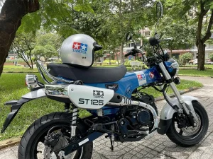 Honda Dax 125 màu xanh - honda dax 125 tamiya