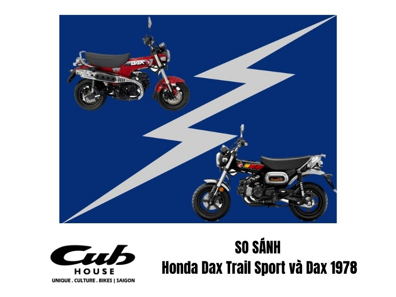 Cách phân biệt Honda Dax Trail Sport và Dax 1978