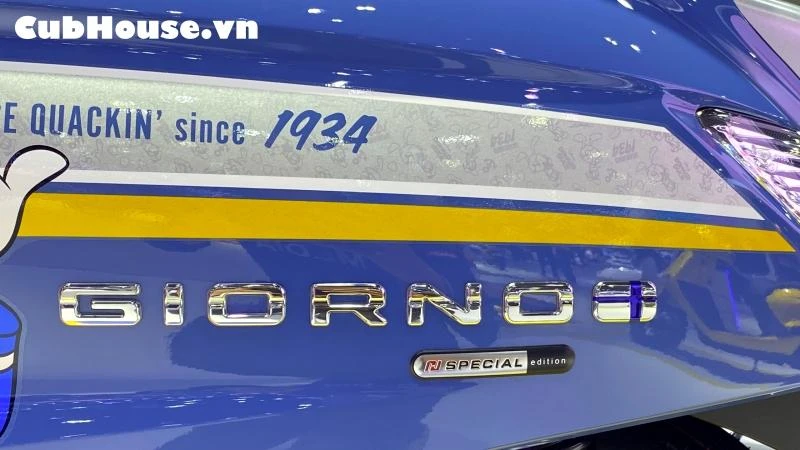 Phiên bản kỷ niệm đặc biệt Honda Giorno++ Donald Duck Edition sẽ được bán bởi CubHouse Việt Nam 9 Phiên bản kỷ niệm đặc biệt Honda Giorno++ Donald Duck Edition sẽ được bán bởi CubHouse Việt Nam