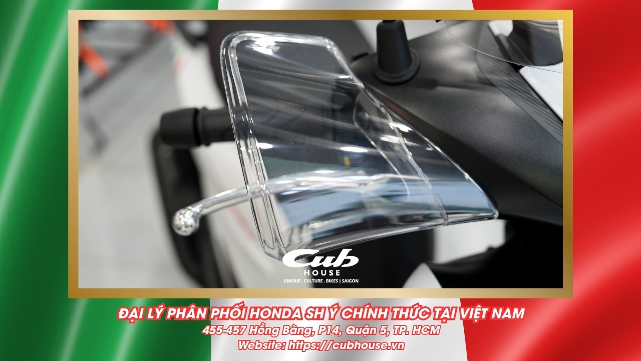 Chi tiết Honda SH Ý 150i Sport chính hãng màu trắng mới về đến Việt Nam