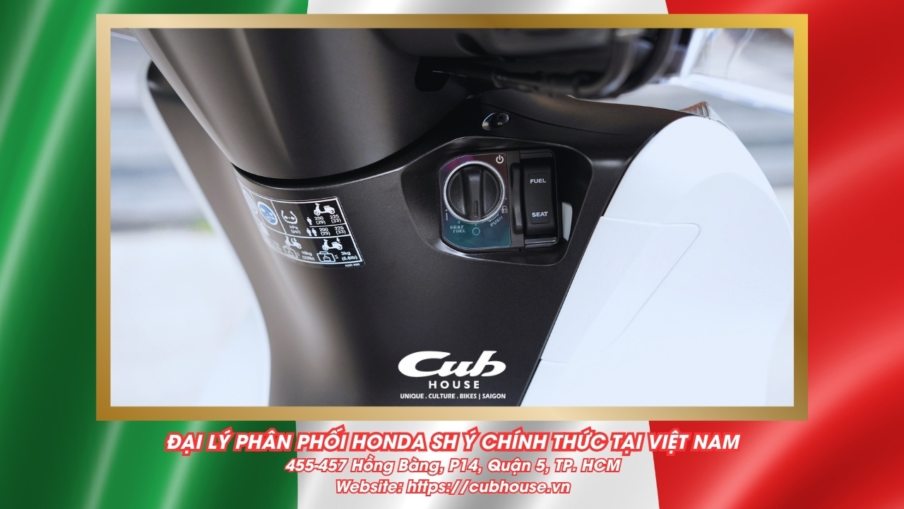 Chi tiết Honda SH Ý 150i Sport chính hãng màu trắng mới về đến Việt Nam