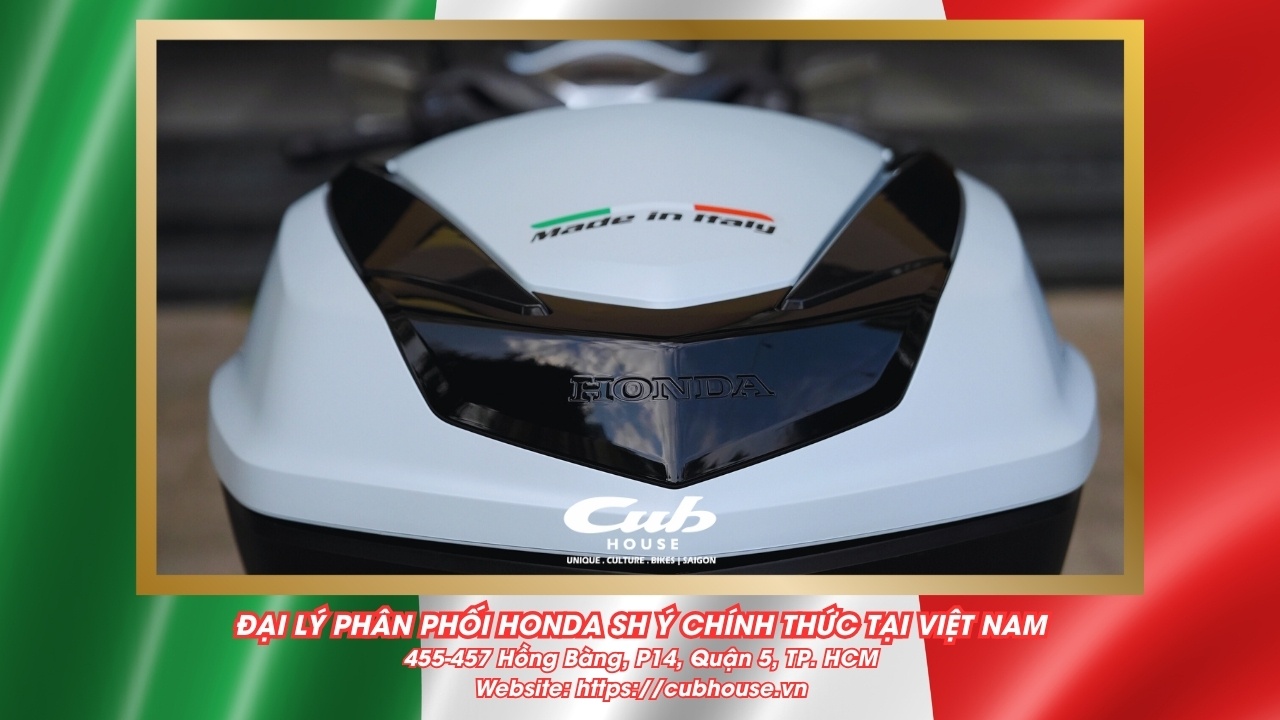 Chi tiết Honda SH Ý 150i Sport chính hãng màu trắng mới về đến Việt Nam