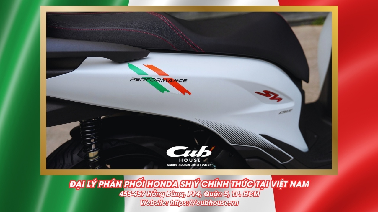 Chi tiết Honda SH Ý 150i Sport chính hãng màu trắng mới về đến Việt Nam