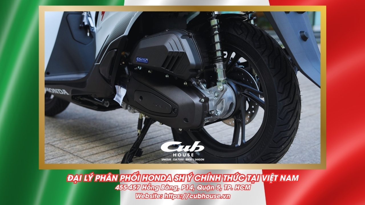 Chi tiết Honda SH Ý 150i Sport chính hãng màu trắng mới về đến Việt Nam