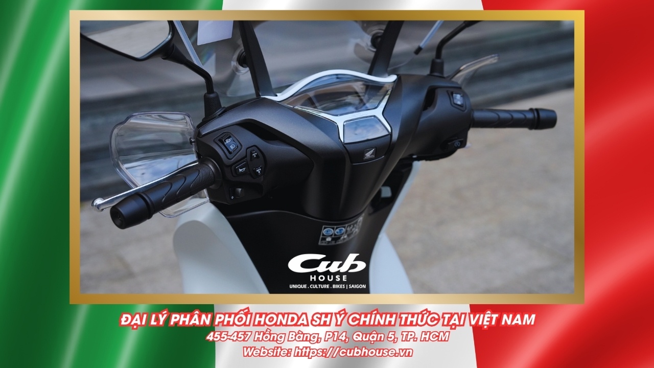 Chi tiết Honda SH Ý 150i Sport chính hãng màu trắng mới về đến Việt Nam