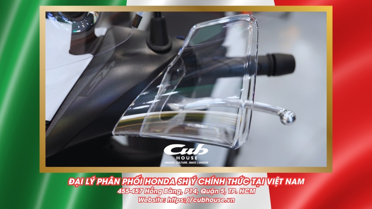 Chi tiết Honda SH Ý 150i Sport chính hãng màu trắng mới về đến Việt Nam