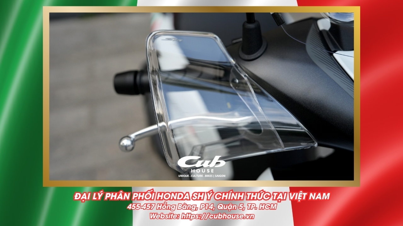 Chi tiết Honda SH Ý 150i Sport chính hãng màu trắng mới về đến Việt Nam