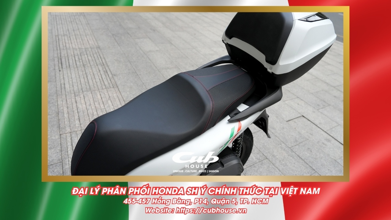 Chi tiết Honda SH Ý 150i Sport chính hãng màu trắng mới về đến Việt Nam
