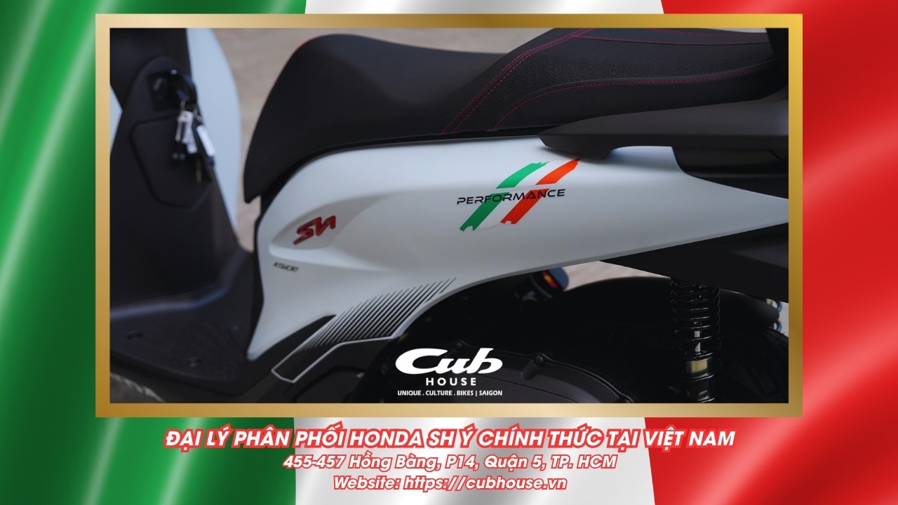 Chi tiết Honda SH Ý 150i Sport chính hãng màu trắng mới về đến Việt Nam
