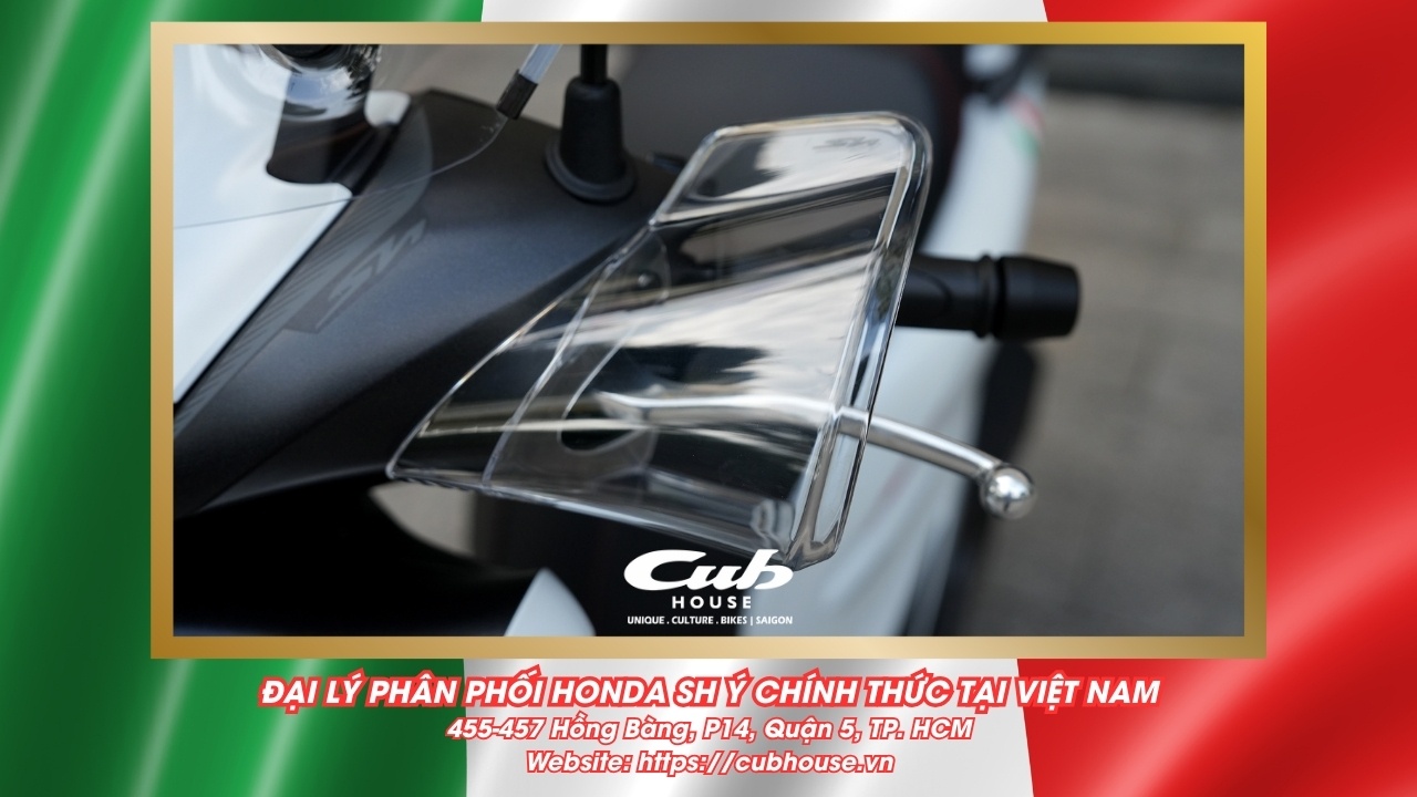 Chi tiết Honda SH Ý 150i Sport chính hãng màu trắng mới về đến Việt Nam