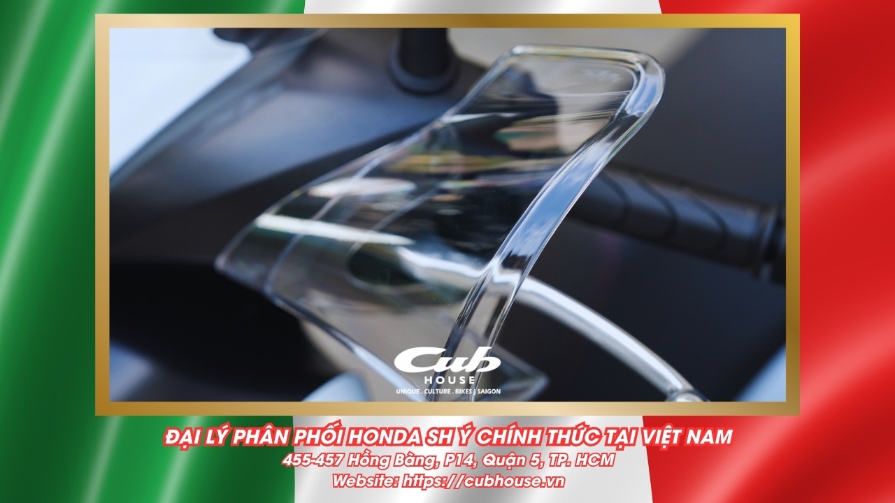 Chi tiết Honda SH Ý 150i Sport chính hãng màu trắng mới về đến Việt Nam