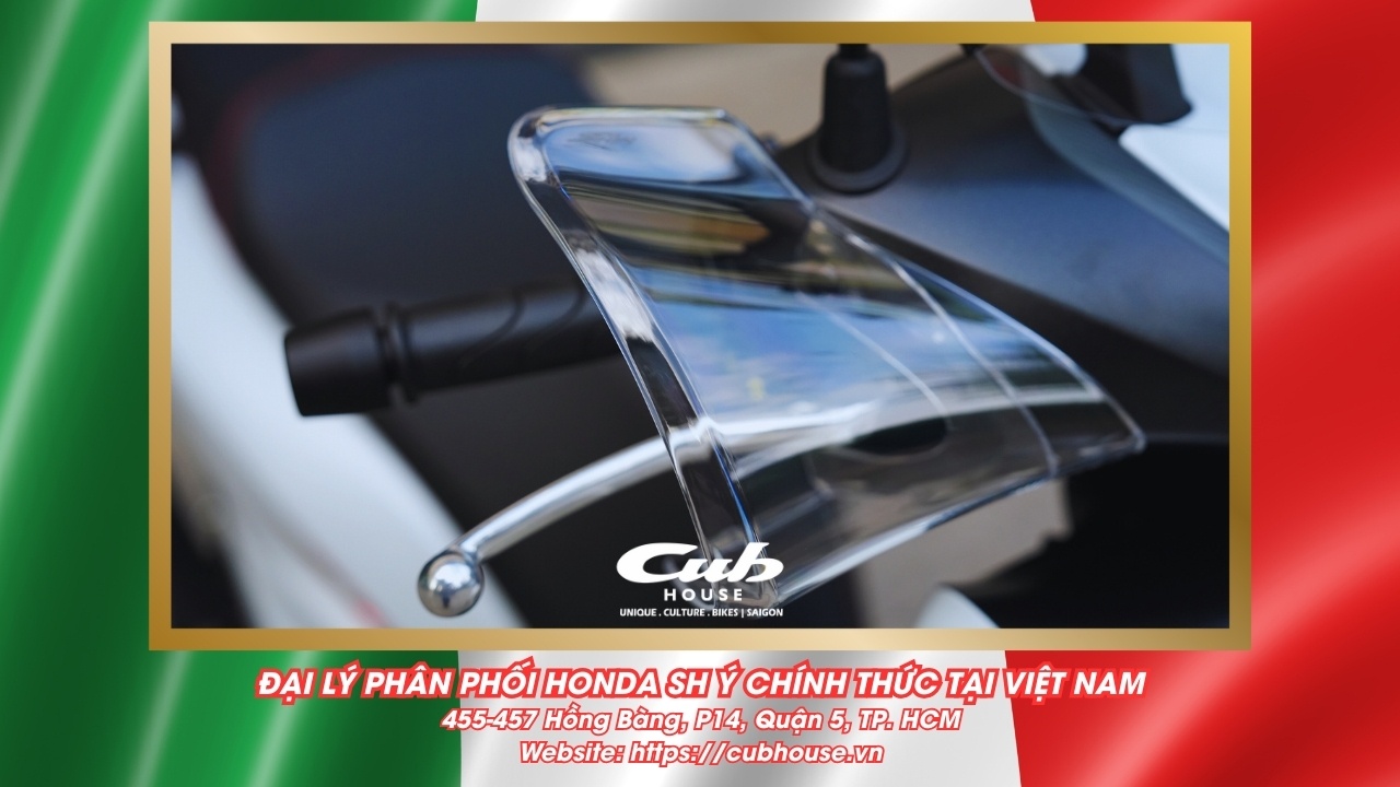 Chi tiết Honda SH Ý 150i Sport chính hãng màu trắng mới về đến Việt Nam