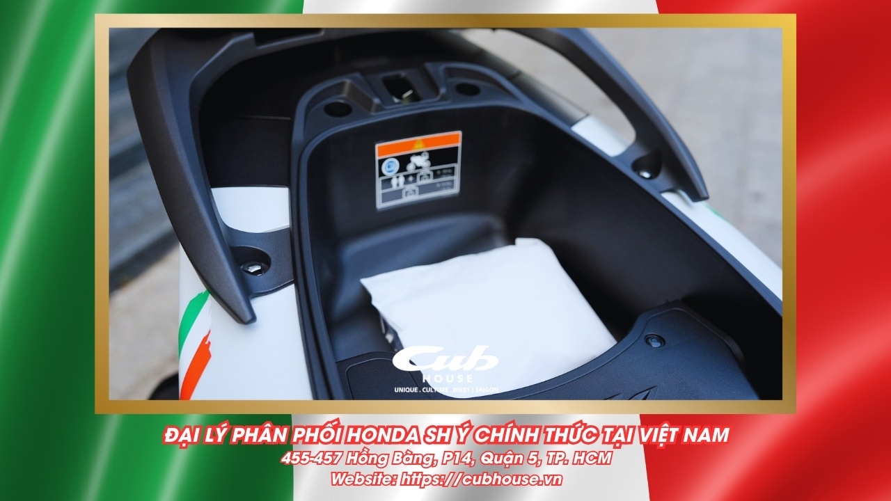 Chi tiết Honda SH Ý 150i Sport chính hãng màu trắng mới về đến Việt Nam