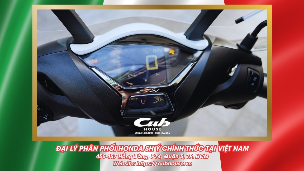 Chi tiết Honda SH Ý 150i Sport chính hãng màu trắng mới về đến Việt Nam