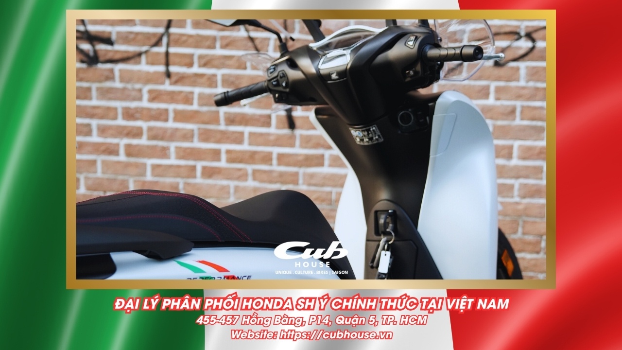 Chi tiết Honda SH Ý 150i Sport chính hãng màu trắng mới về đến Việt Nam