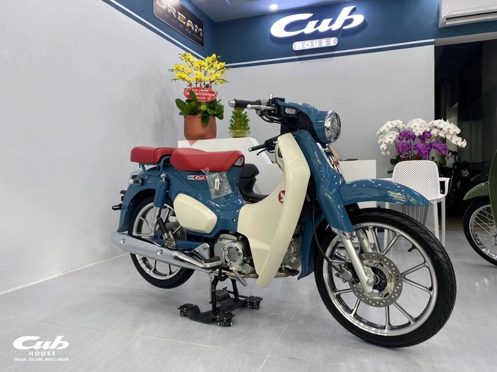 Honda Super Cub 125 Thái Lan KITACO (nhiều màu siêu đẹp) 6 Honda Super Cub 125 Thái Lan KITACO (màu xanh siêu đẹp)