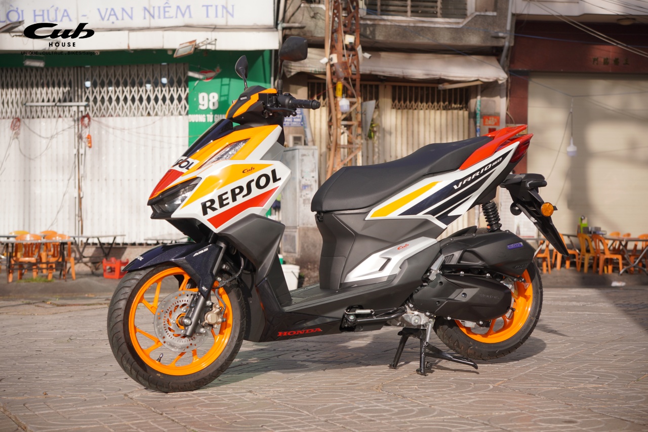 Khám phá phiên bản đặc biệt Honda Vario 160 Repsol Malaysia 9 Khám phá phiên bản đặc biệt Honda Vario 160 Repsol Malaysia