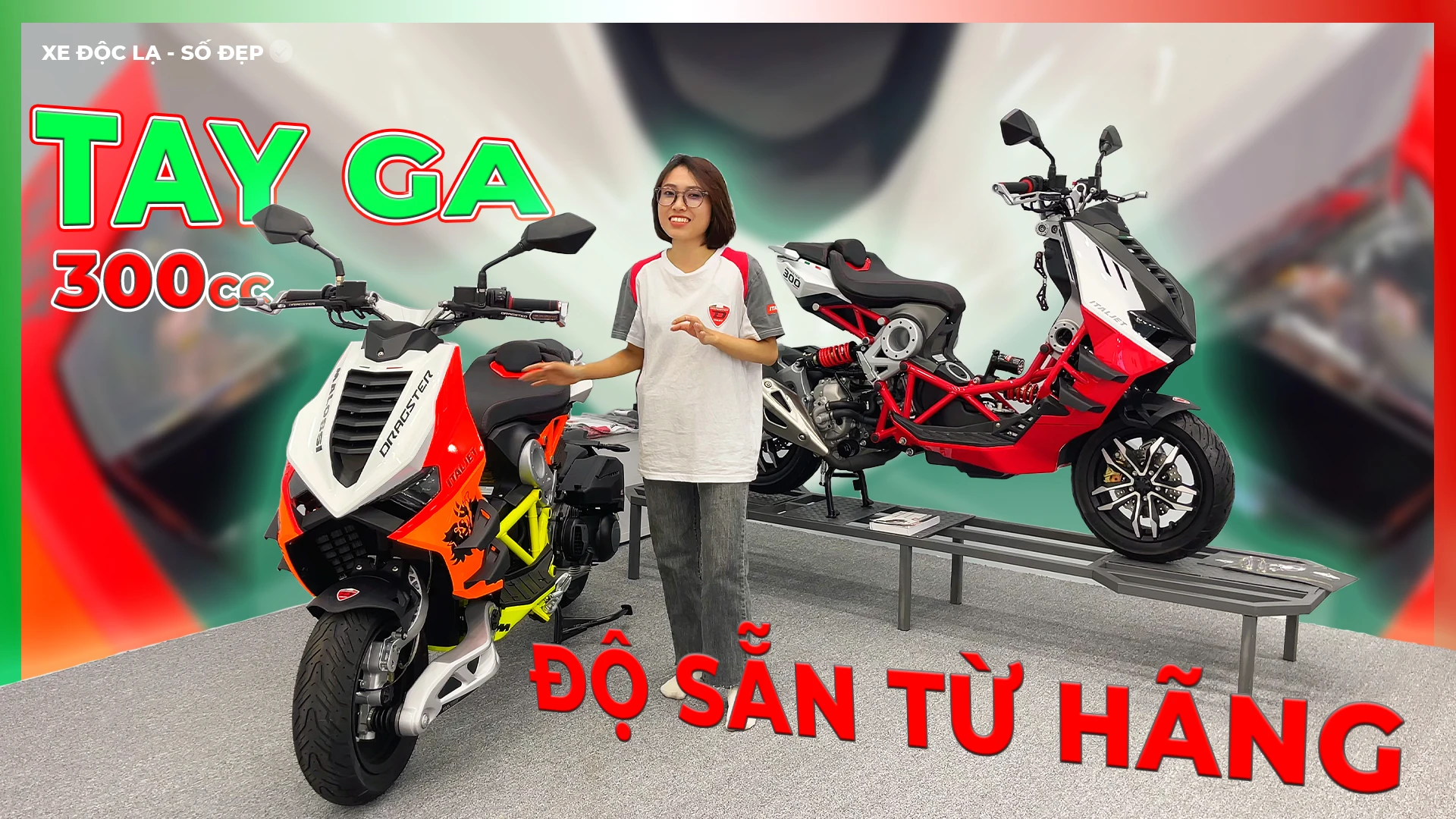 🔥 Italjet Dragster 300 – Đỉnh cao của xe tay ga thể thao! 🔥