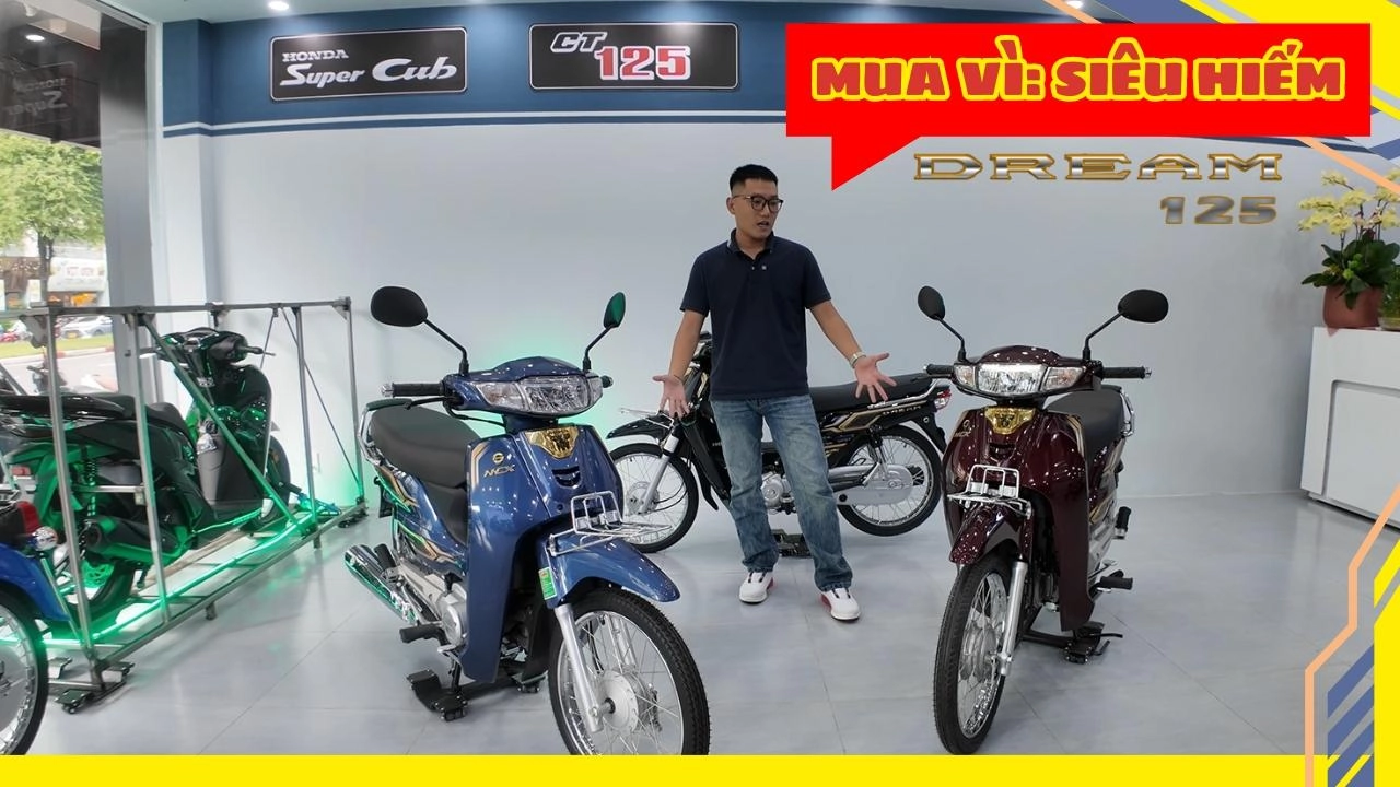 Lý do “GIỚI SÀNH ĐIỆU” thích mua Honda Dream 125 cho dù đắt hơn cả Honda SH 160i?