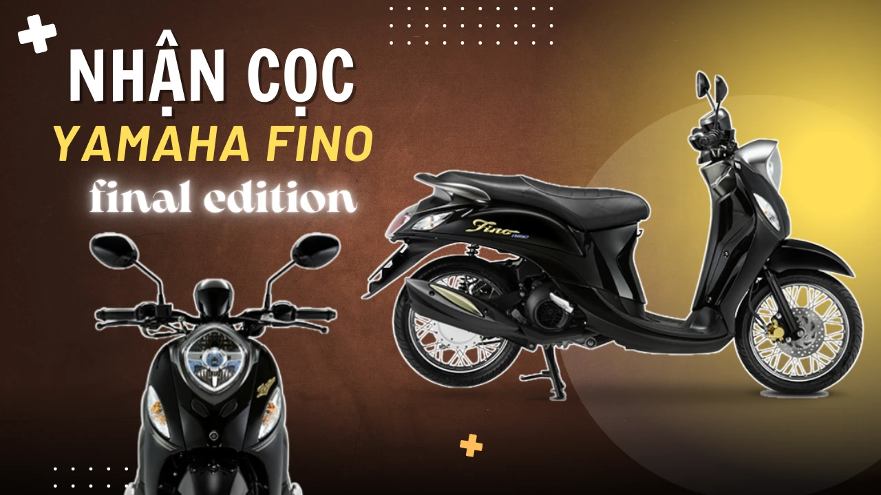 Yamaha Fino – nhập khẩu Thái Lan, anh em đặt cọc nhận xe sớm