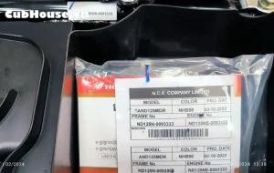 Honda Dream 125 màu đen – Vin số đẹp 093333