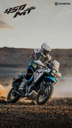CF Moto 450MT (Màu Xanh / Màu Ghi)