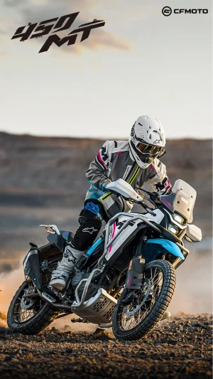 CF Moto 450MT (Màu Xanh / Màu Ghi)