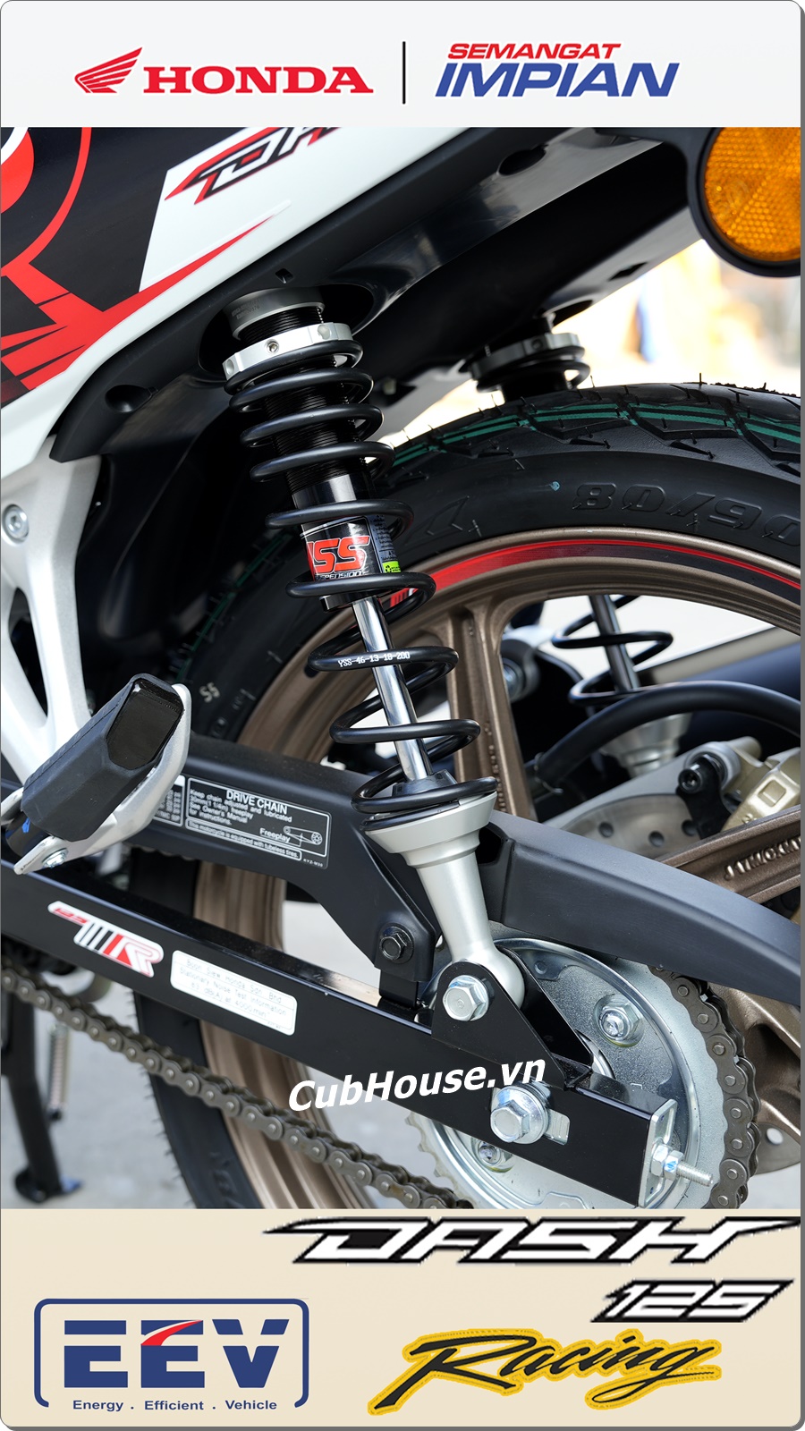 Honda Dash 125 Racing Custom 2026 Malaysia 11