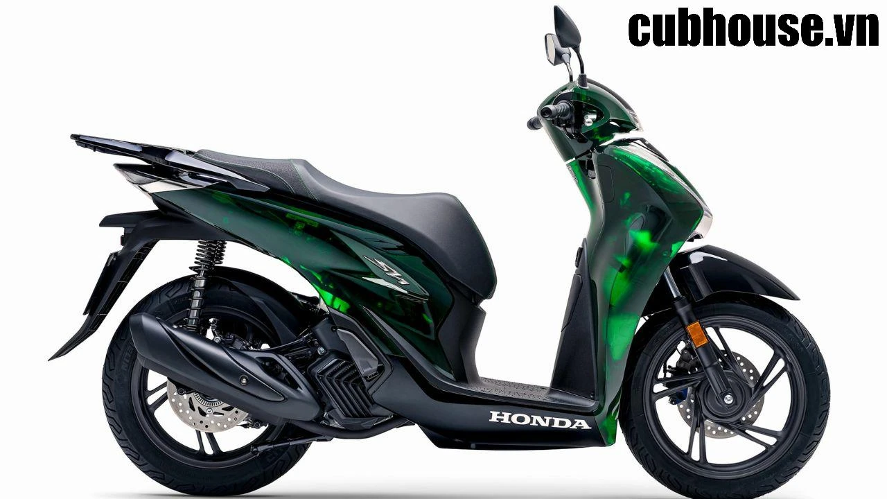 Honda SH Ý Vetro Green 2026 – Tuyệt tác thủy tinh xanh lục bảo khiến giới chơi SH săn lùng
