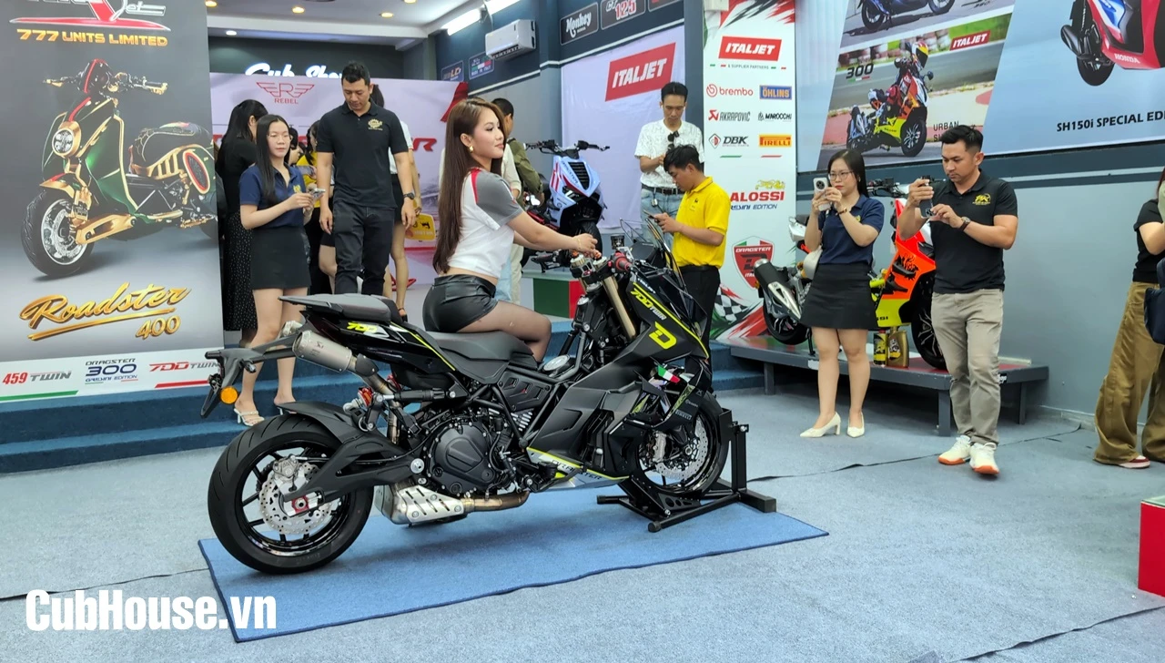 Italjet Dragster 700 Twin Premium Edition – chiếc “urban superbike” mang linh hồn nước ý đang có mặt tại cub house sài gòn