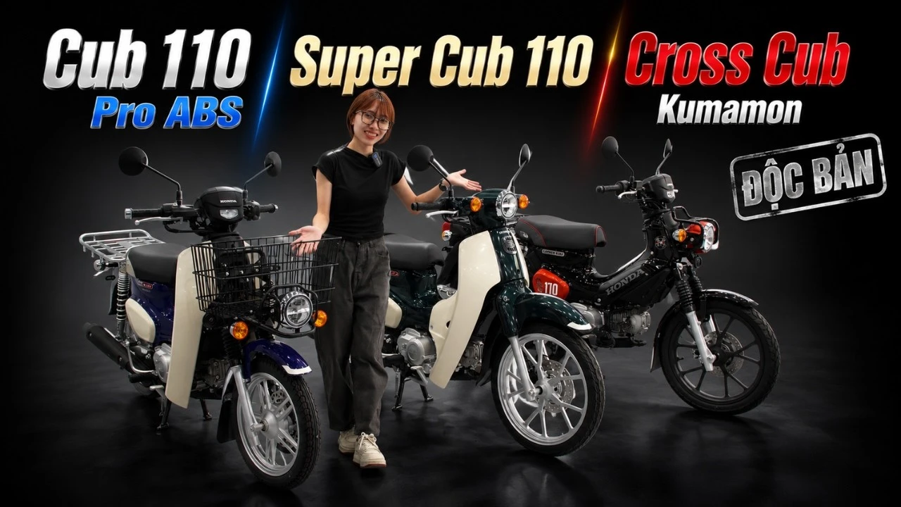 3 phiên bản Honda Super Cub 110 nội địa Nhật đáng mua nhất