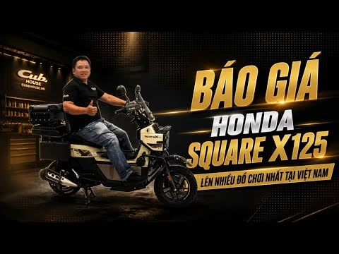 Báo giá phụ kiện Honda Square X125 mới nhất – Gợi ý nâng cấp đẹp, tiện dụng tại CubHouse