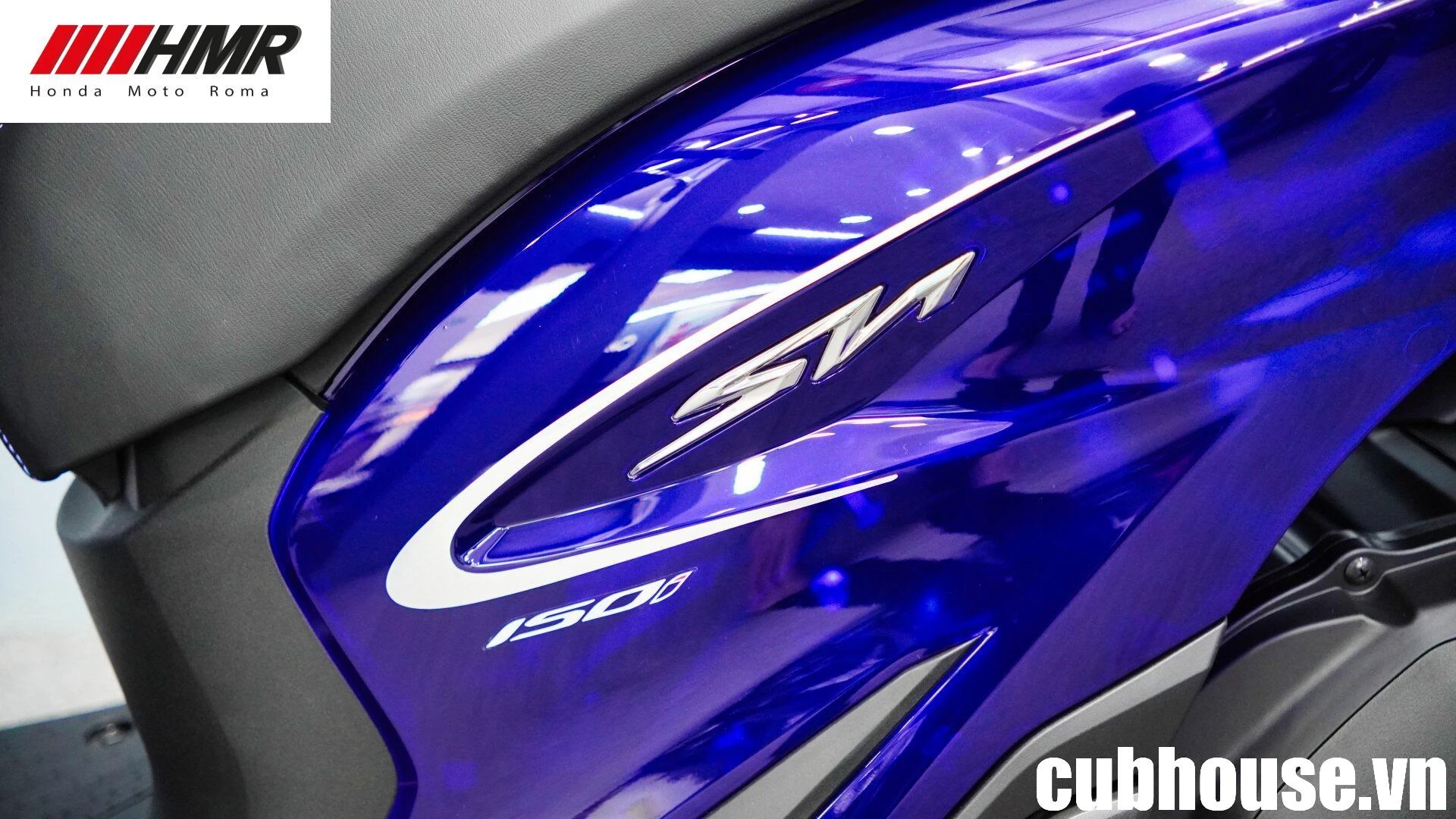 Phiên bản mới: Honda SH150i HMR Vetro Xanh Sapphire – Dấu ấn mới của SH Ý Made in Italy