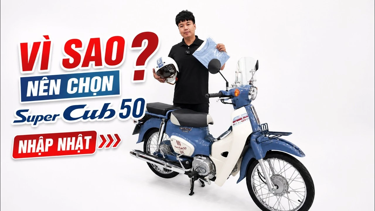 Vì sao nên chọn Super Cub 50 Final Edition Custom nhập khẩu Nhật nguyên thùng?