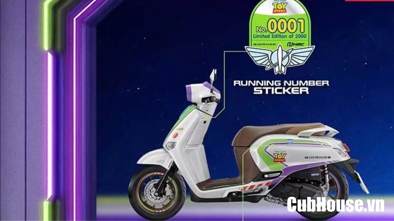 Honda Giorno+ Buzz Lightyear Limited Edition, giới hạn 2000 xe