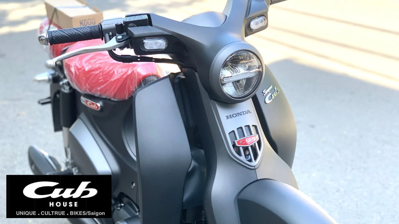 Super Cub C125 ABS 2026 màu đen: Lựa chọn đáng chú ý cho người thích Cub cao cấp