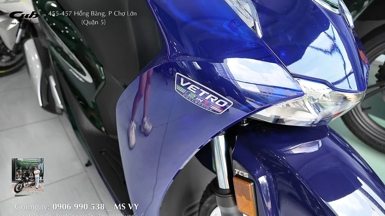 Lạ mắt Honda SH Ý Super Vetro: Một chiếc xe, hai sắc màu