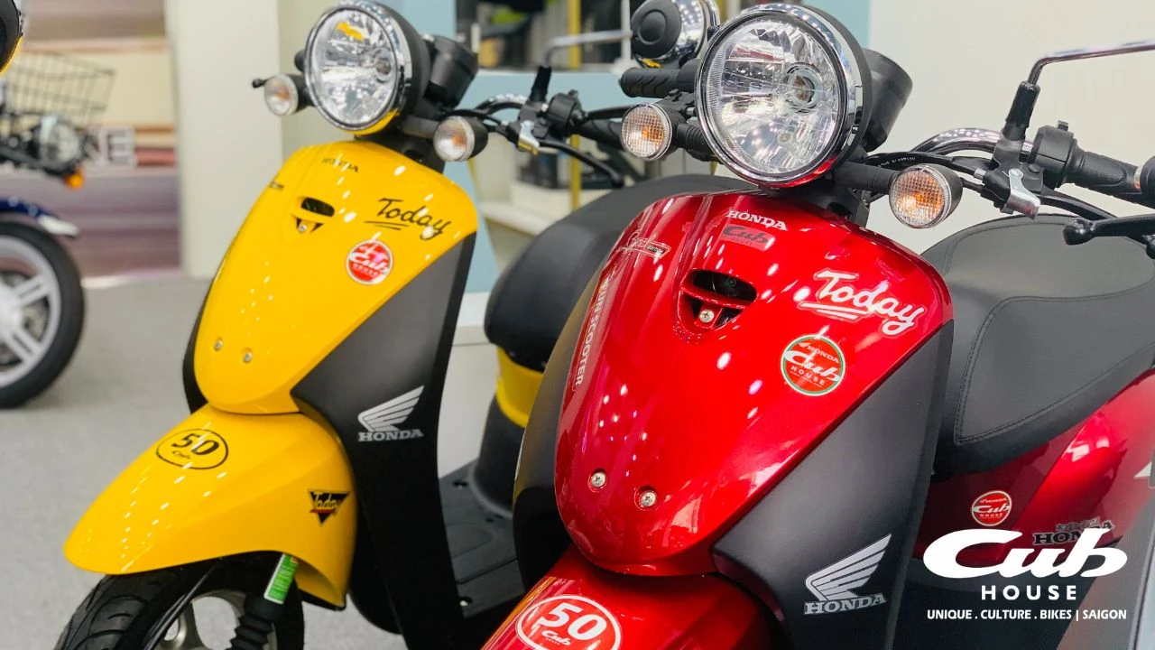 4 màu Honda Today 50cc đang có sẵn tại Cub House – Bạn thích màu nào?