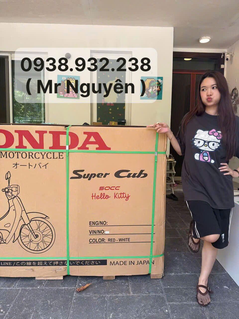 super cub 50cc hello kitty